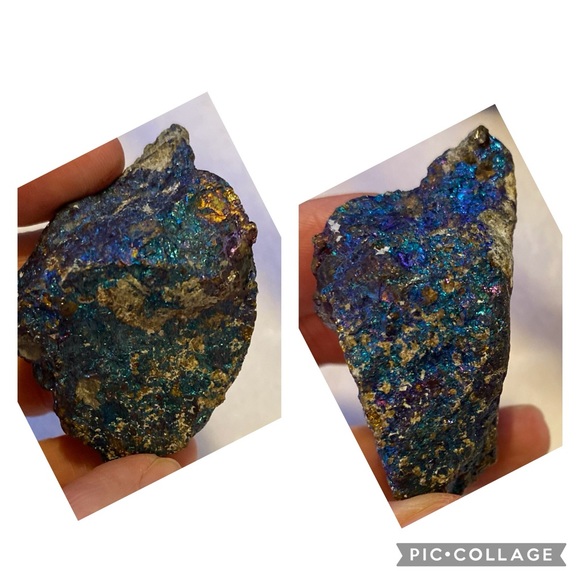 5 pieces of Peacock Ore, varying sizes and shapes. - Picture 9 of 15